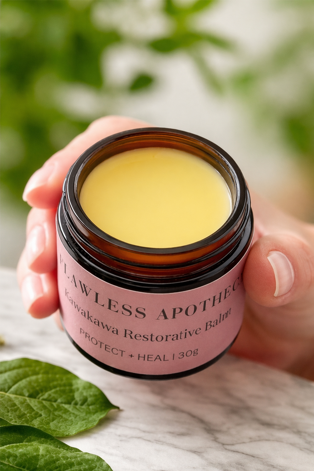 🌿 Kawakawa Nourishing Balm – 30g | Calm & Soothe