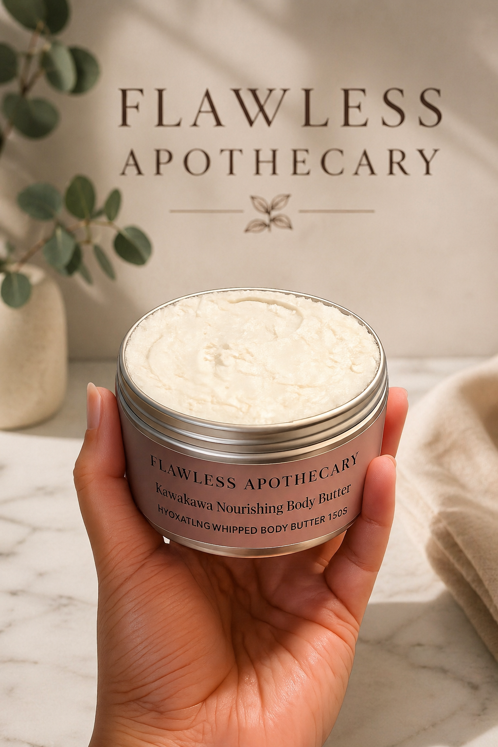 Kawakawa Nourishing Body Butter – Hydrating Whipped Body Butter